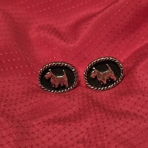 Cuff Links Scottie Dog Or Westie